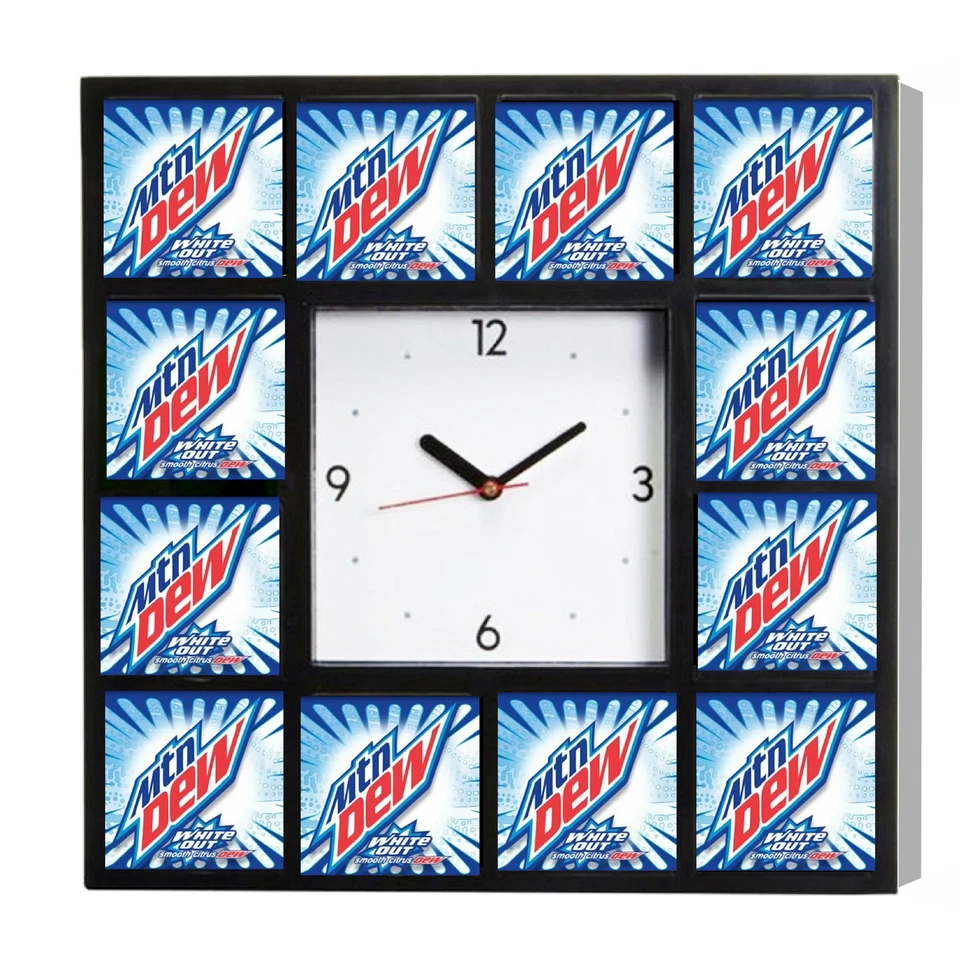 Reloj Promocional Publicidad Sabor Blanco Rocío Mtn Grande 10.5" No $65 Mt Montaña Foto 1 de 4