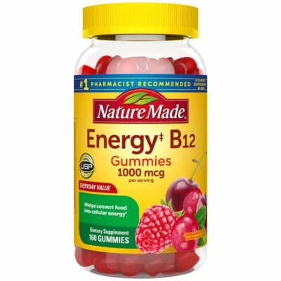 Nature Made Energy B12 1000 Mcg Gummies- 160 Count - Image 1 of 3