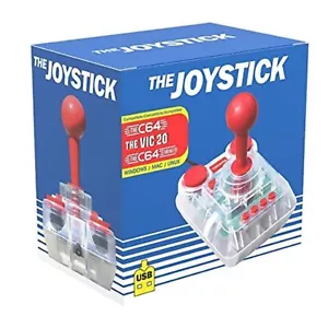The C64 Micro Switch Joystick - Clear (Electronic (Electronic Game Commodore 64) - Picture 1 of 4