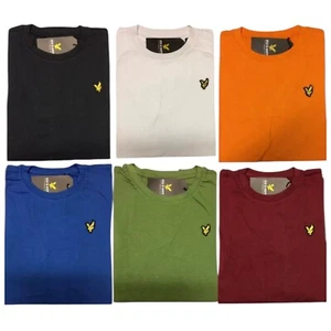 LYLE & SCOTT MENS SHORT SLEEVE CREW NECK TSHIRT FOR SUMMER - Picture 1 of 11
