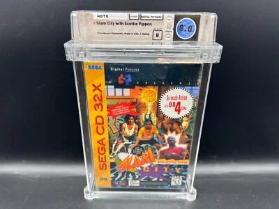 Slam City with Scottie Pippen Sega CD 32X WATA 8.0 B FACTORY SEALED VGA - Image 1 of 4
