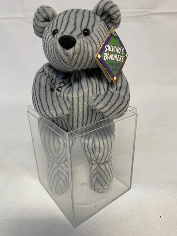 Salvino's Bammers Opening Day Derek Jeter #2 NY Yankees Bean Bag Bear wTag /Case Cover