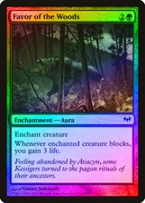 Favor of the Woods FOIL Dark Ascension NM Green Common MAGIC MTG CARD ABUGames