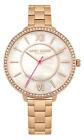 Daisy Dixon Rose Gold Bracelet With Stone Set Bezel And Mother Of P... Watch NEW