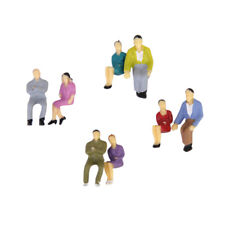 50pcs Painted   Seated People Passengers Figures Diorama 1:50 O Scale