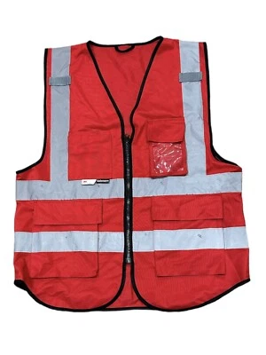 Salzmann 3M Multi-Pocket Working Vests High Visibility Reflective Halloween? - Image 1 of 4