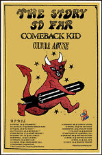 THE STORY SO FAR | COMEBACK KID Tour 2016 Ltd Ed RARE Poster +BONUS Punk Poster!