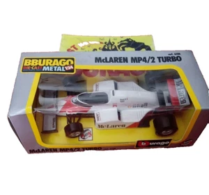 MCLAREN MP 4/2 TURBO BBURAGO 1:24 Prost FONDO MAGAZZINO - Foto 1 di 6