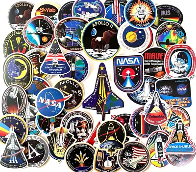 NASA ..47 Stickers ..Apollo 11 + Columbia Space Shuttle Last Flight Sticker #102 - Image 1 of 2