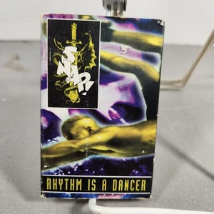 Snap Rhythm Is A Dancer Single Cassette Tape Cardboard 90s House Electronic RnB - Imagen 1 de 6