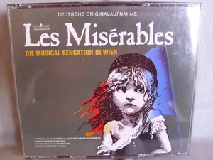 Les Misérables- Deutsche Originalaufnahme Wien- 2-CD-Box WIE NEU - Picture 1 of 1