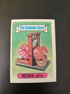 Hedda Offa 37b - The Garbage Gang Card 1985 Rare Australian Release - Picture 1 of 2