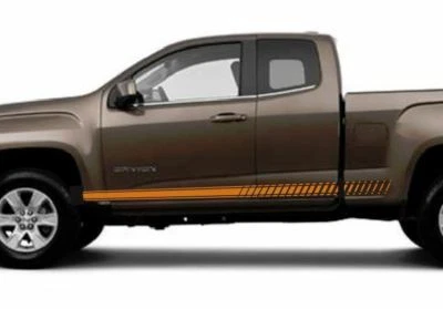 Strobe Rocker Panel 3M Vinyl Sticker Graphic Decals Stripe 2015 GMC Canyon - Image 1 of 4