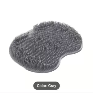 Exfoliating Silicone Bath Massage Pad Non-Slip Suction Cup Foot And Back Scrubs - Picture 1 of 7