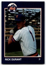 1988 Grand Slam Baseball Card Rick Durant b Columbia Mets #3