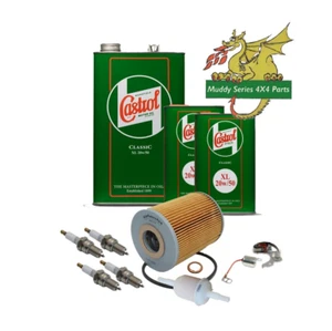 Land Rover Series 2 2A 3 2.25 Petrol Sliding Points Service Kit & Oil 20W50 - Picture 1 of 2