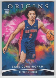 2021-22 Panini Origins Pistons Cade Cunningham #51 Pink Parallel Rookie RC 37/60 - Picture 1 of 2