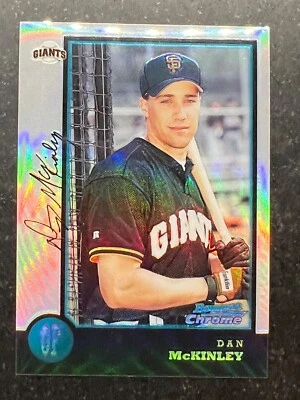 1998 Bowman Chrome Refractor Dan McKinley #329 - Image 1 of 2