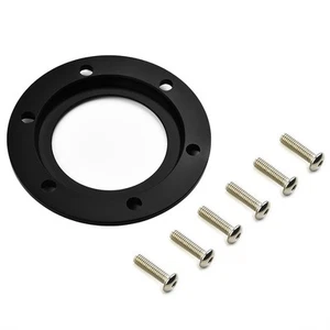 Racing Car 6 Bolts Steering Wheel Button Black Center Ring For MOMO/For NRG - Picture 1 of 15