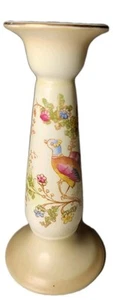 Crown Ducal Ware Candlestick Bird of Paradise Hand Painted Made in England - Picture 1 of 6