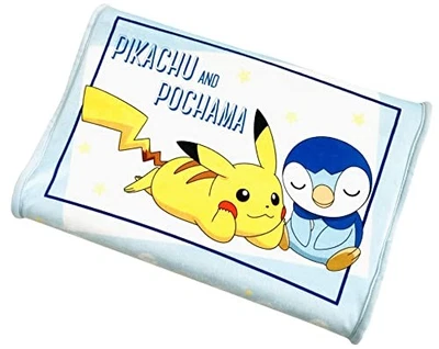 MORIPiLO Kids' Low-Profile Pillow Pokémon Pikachu and Piplup Junior Soft Memory - Image 1 of 4