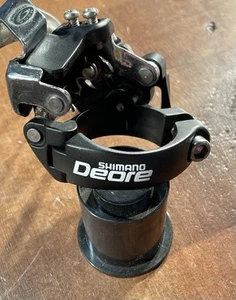 Shimano Deore Mega Nine 3x Front Derailleur Clamp On 34.9 Bottom Pull - Picture 1 of 9