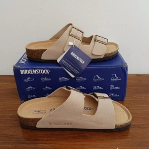 Birkenstock Arizona Sandals Suede Sand color New Slippers from 36 to 44 EU - Imagen 1 de 11