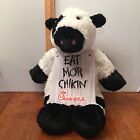 2017 Chick-Fil-A Plush Cow Eat Chikin More Chicken Stuffed Soft Toy Large 20"