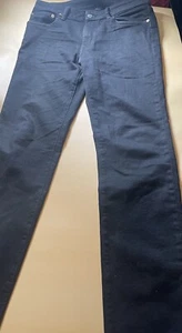 American Eagle Men Jeans 32x36 Black Cotton Airflex Slim Stretch Denim - Picture 1 of 7