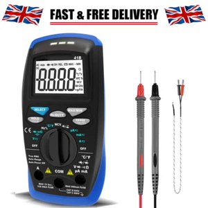 Digital Multimeter AC DC Current Auto Ranging NCV True RMS Ammeter 6000 Counts - Imagen 1 de 8