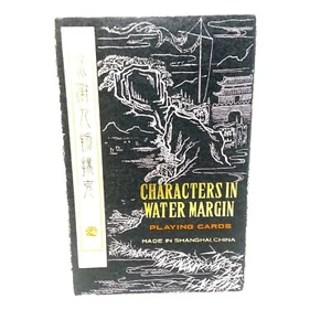 Vintage Double Deck of Characters in Water Margin Playing Cards in Box - Picture 1 of 5