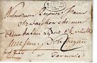 Autriche Galice Pologne 1829 courrier à Tarnow cachet de la poste ovale IASLO (70pts)