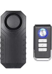 Bike Alarm Security Wireless, 1 x Remote Motion Sensor Waterproof Bicycle - Picture 1 of 19