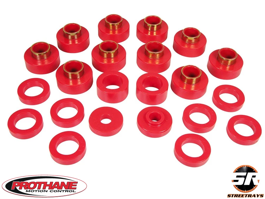 Bujes de radiador y montaje de carrocería Prothane 1-103 para Jeep CJ5 80-83 y 80-86 CJ7 Foto 1 de 2