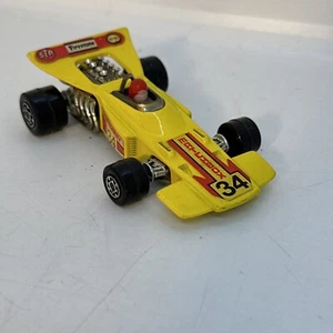 Coche de carreras Matchbox Speed Kings Thunderclap F1 K-34 amarillo 1971 F1 fundido a presión - Imagen 1 de 8