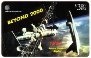 'Über 610m Nasa Raum Station Alpha Handy Karte - Bild 1 von 1