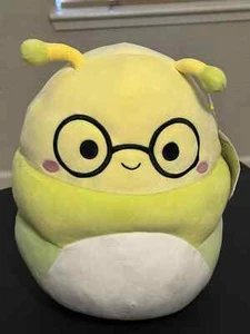 Squishmallows Gilma die Raupe Bücherwurm mit Brille 11" Mond Store Neu - Bild 1 von 4