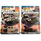 HOT WHEELS 1/64 PACK OF 2 FAST & FURIOUS HUMMER H1 BUICK GRAND NATIONAL MODELCAR