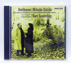 MITSUKO UCHIDA - BEETHOVEN Piano concerto no.5, 32 Variations - PHILIPS CD NM - Picture 1 of 2