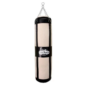 Last Punch Heavy Canvas Boxing Kickboxing Training Fitness Punching Bag + Chains - Picture 1 of 2