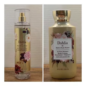 Bath and Body Works DAHLIA Fine Fragrance Mist and Body Lotion  - Picture 1 of 2