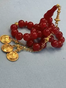 Islamic Prayer beads Tasbih, Misbaha, Subha. 33 + 1 Beads Rosary, Worry Beads - Picture 1 of 9