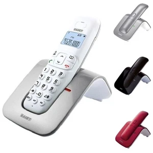 Telefono fisso cordless vivavoce SAIET SLIDE senza fili per casa ufficio facile - Imagen 1 de 9