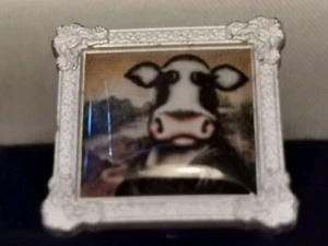 Gemelos CAROLINE SHOTTON 'Moona Lisa' Vaca Edición Limitada Nuevos SBC - Imagen 1 de 4