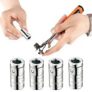 Agujero cuadrado de 1/4" a 1/4" 6,3 mm hexagonal destornillador broca adaptador soporte enchufe - Imagen 1 de 10