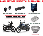 BIKE COVER COMBO PACK OF 5 PCS Fit For ROYAL ENFILED HIMALAYAN &amp; SCRAM 411CC