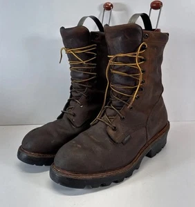 Red Wing LoggerMax 620 Men’s Size 11 D Waterproof Work Soft Toe Boots Vibram - Picture 1 of 11