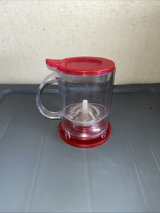 TEAVANA Perfectea Maker 16 oz. Hot Cold Tea Maker RED Over Cup Dispensing - Picture 1 of 5