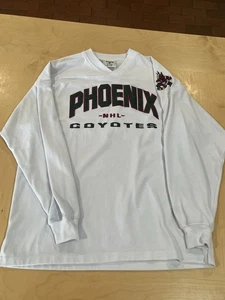 Camisa De Colección Lee Sport Phoenix Coyotes Hockey NHL Cosida Pesada Manga Larga Talla L - Imagen 1 de 7