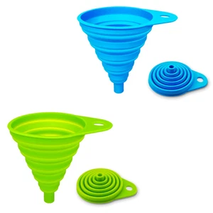Imbuto Pieghevole in Silicone, Flessibile/Pieghevole/Cucina, per Bottiglia D'Acq - Foto 1 di 12